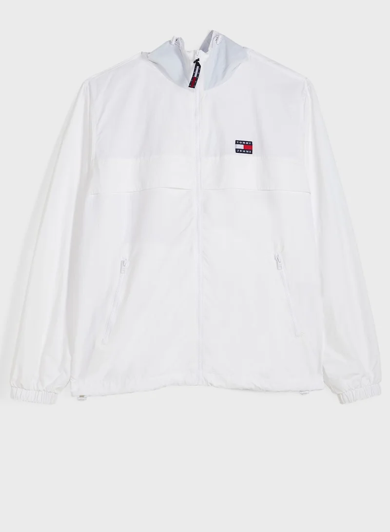 TOMMY JEANS Logo Windbreaker Jacket