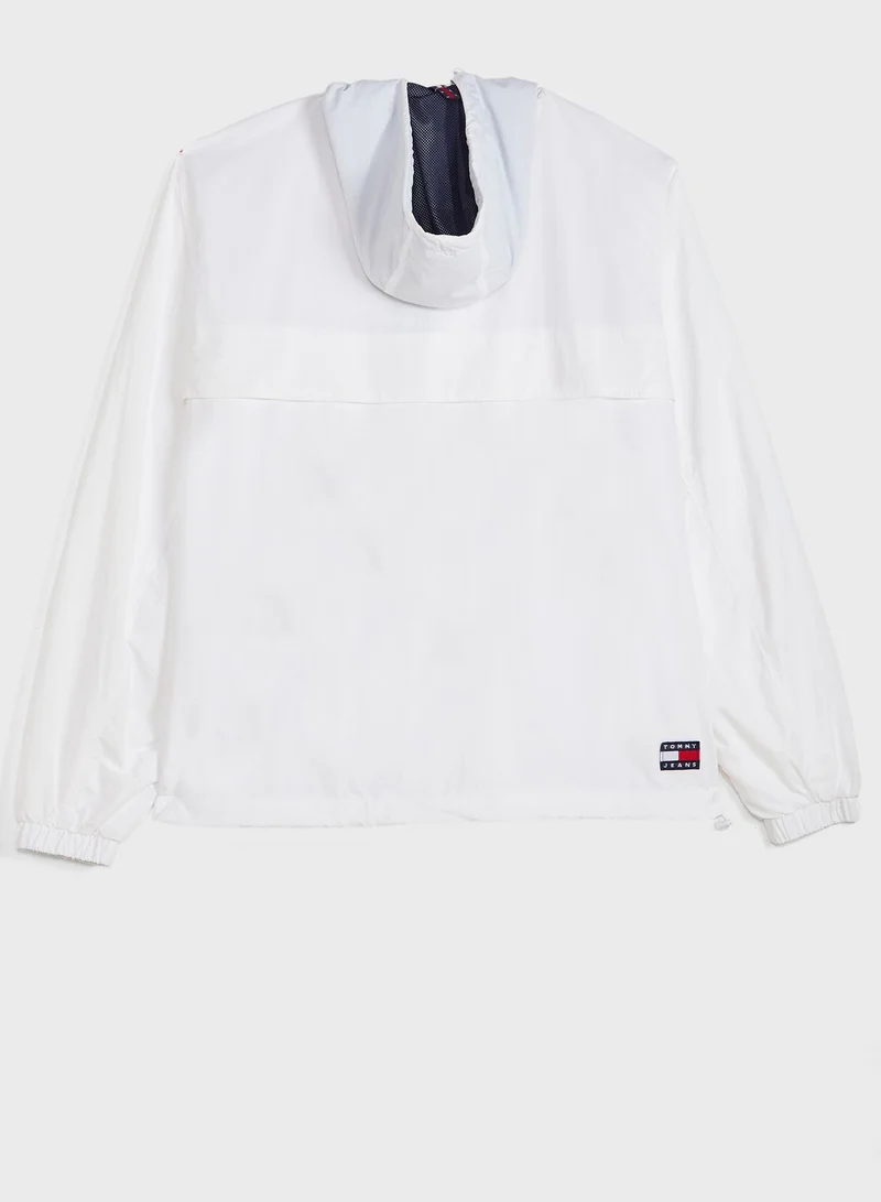 TOMMY JEANS Logo Windbreaker Jacket