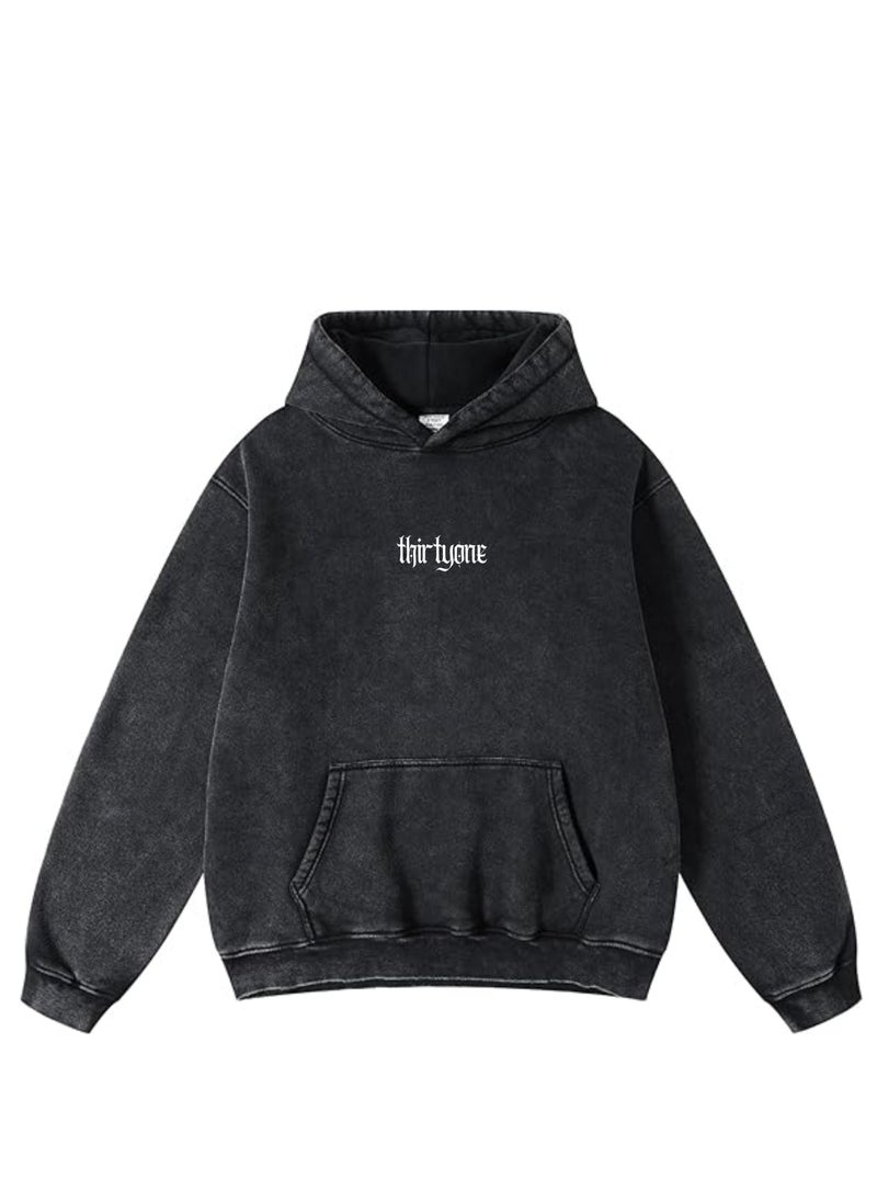 Thirty-One - Premium 420 GSM Black Hoodies for Dubai Winter Season - Image 1