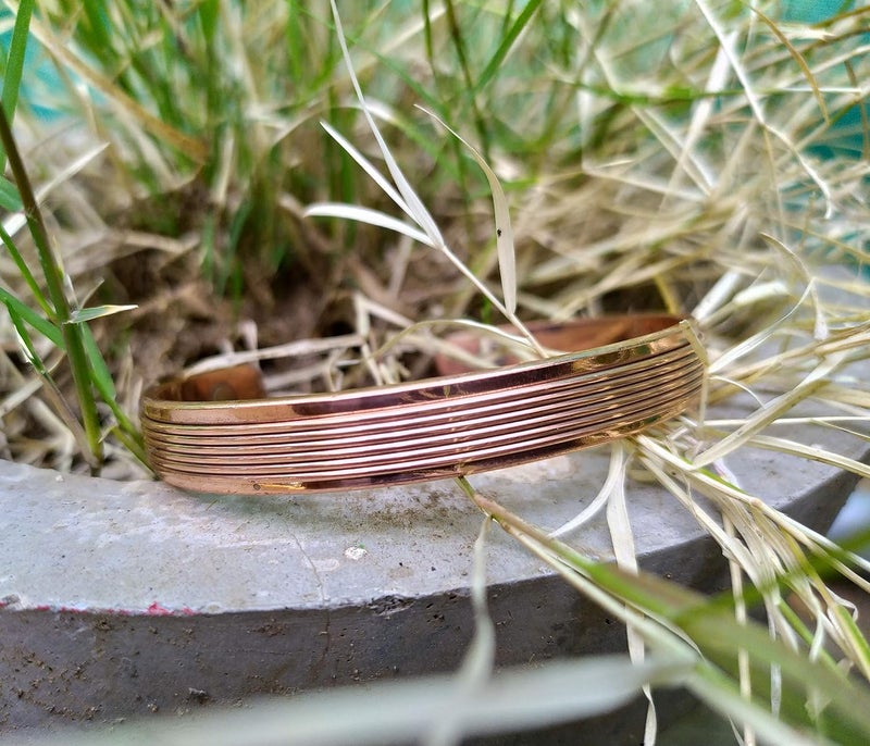 SHINDE EXPORTS Pure Copper Kada/Bracelet for Men and Women. - Image 4