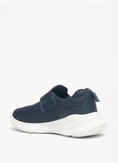 Dash Boys Textured Sports Shoes with Hook and Loop Closure  - Image 2