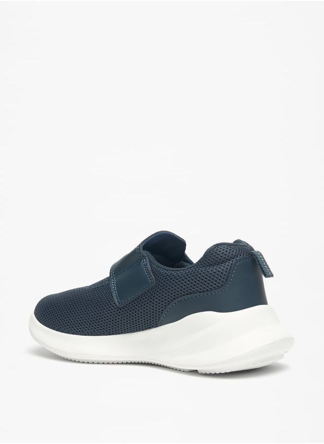 Dash Boys Textured Sports Shoes with Hook and Loop Closure  - Image 2