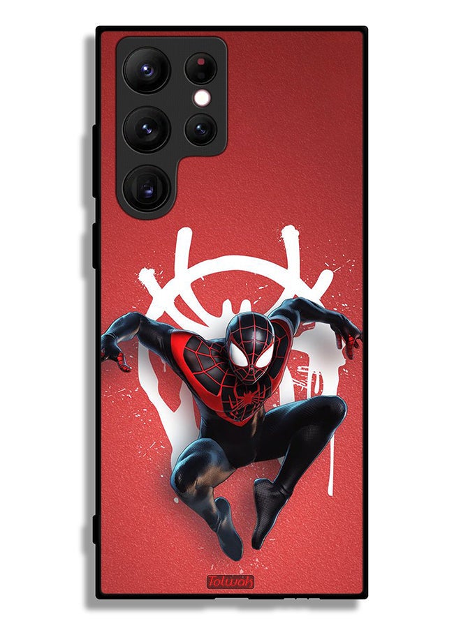 Tolwak Samsung Galaxy S22 Ultra 5G Protective Case Cover Spiderman - Image 3
