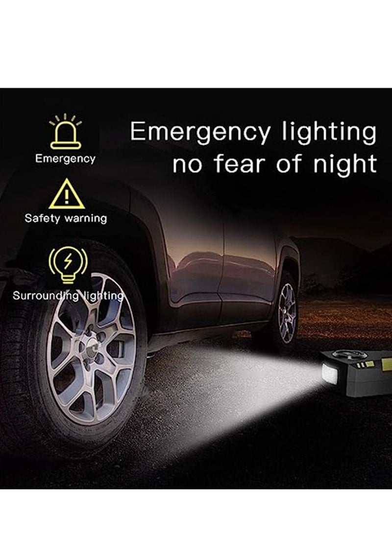 Generic Tyre Inflator, Portable Air Compressor Car Tyre Pump12v150psi Rapid Cartyre Inflator Air Pump,3 Nozzle Adaptors and Digital Led Light,for Cars Motorcycle Car Basketball  - Image 5