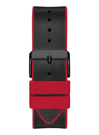 Guess Men’s Black Case 2-Tone Genuine Leather Watch GW0202G7 - view 3