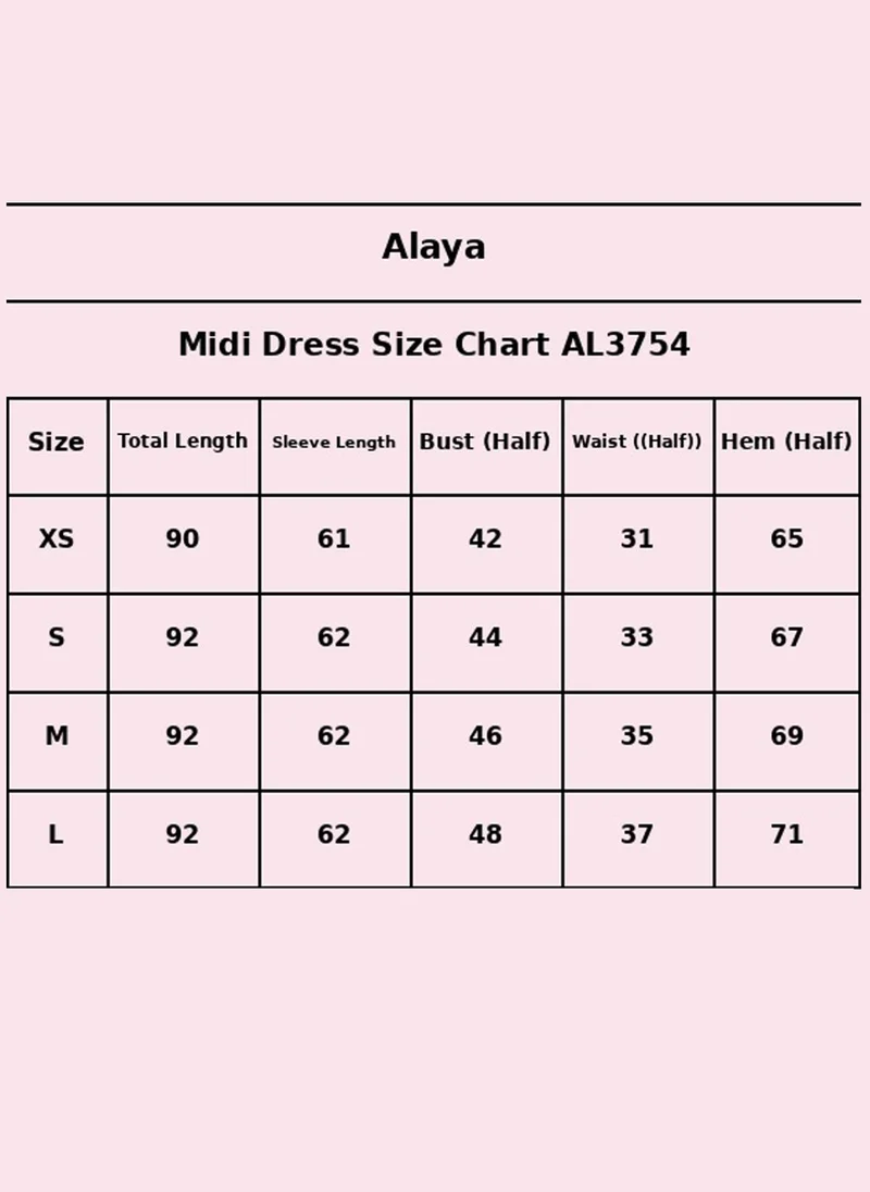 Alaya Pink Women Embroidered  Rayon Midi Dress -AL3754 for Women | Best Price UAE