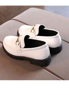 Loquat Children's Black British Soft Soled Performance Shoes White  - Image 2