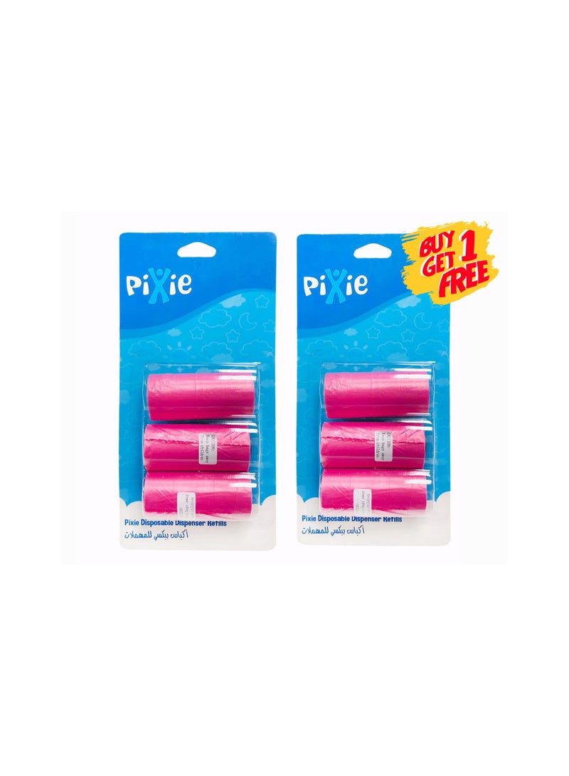 Pixie - Dispenser Refill (Pink) (Buy 1 Get 1 Free) - Image 1