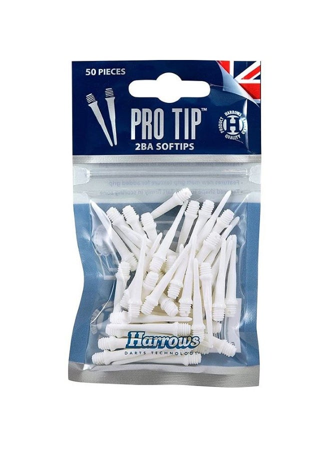 Harrows Pro Dart Tips PH306 – 50pcs Pack | Durable Replacement Soft Tips - Image 1