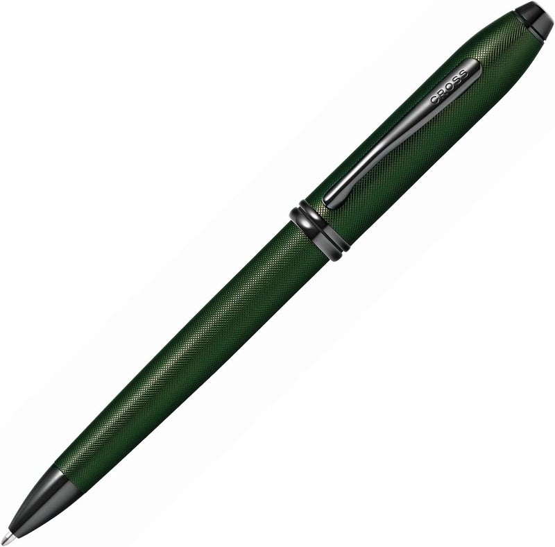 Cross Townsend PVD Micro-knurl Ballpoint Pen - Matte Green | Elegant Pen for Effortless Writing - Image 4