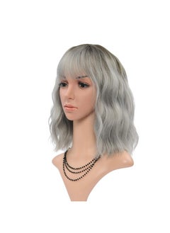 Grey Wigs With Bangs Women'S Ombre Grey Bob Wig Synthetic Cosplay Wig For Girl Costume Wigs (12" Dark Root Ombre Grey) - pzsku/Z75F863FC2A7A277B0BDBZ/45/_/1721904016/4393daff-bae7-446e-a0af-b186ab593500