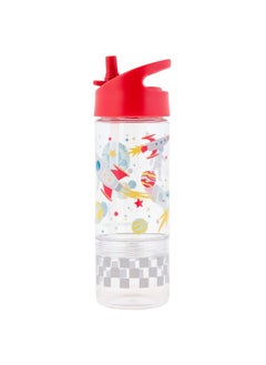 Stephen Joseph Stephen Joseph, Kids Sip and Snack Water Bottle, 12 oz Tritan BPA Free, Drink and Snack Water Bottle for Girls & Boys, Back to School Water Bottle, Space  - Image 1