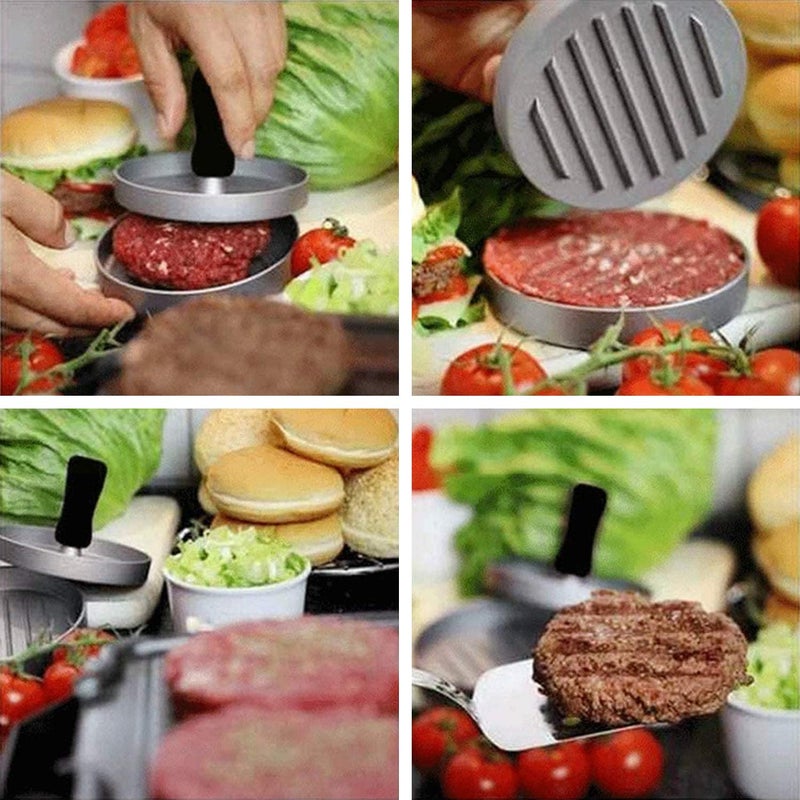 CFMOUR Burger Press, Aluminum Burger Maker Non-Stick Hamburger Press for Kitchen BBQ Making Quarter Pounder Patty - Image 4