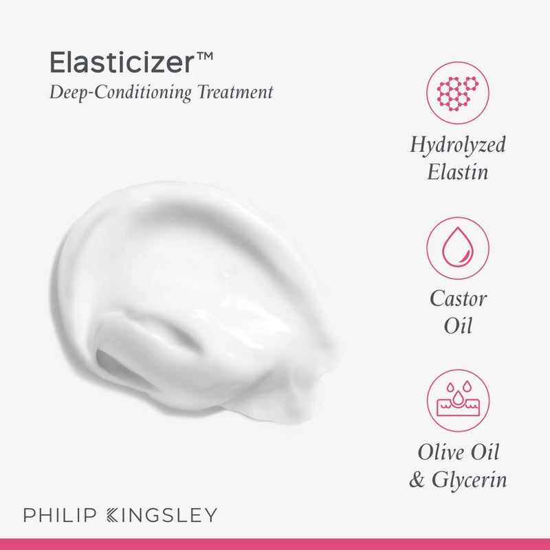 PHILIP KINGSLEY - Elasticizer | Deep Conditioner | Repair Hair Mask Treatment for All Hair Types | Pre-Shampoo Deep Conditioning Mask | Hydrates, Adds Shine and Reduces Breakage and Frizz | 16.9oz - Image 3