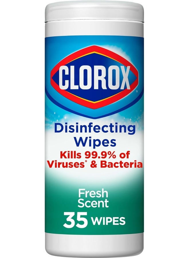 Clorox مناديل كلوركس المعقمة 35 عدداً برائحة منعشة - Image 1