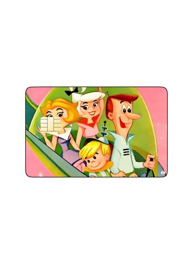 RKN PRINTED BANK CARD STICKER Animation The Jetsons' By Cartoon Network - Image 2