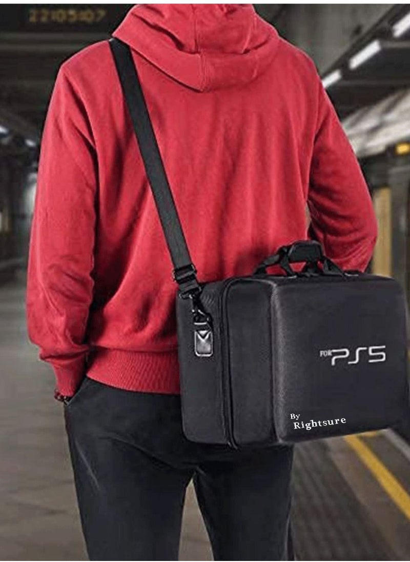 Rightsure - PS5 Carrying Case, Compatible with Playstation 5 Digital Edition (Black)lack) - Image 1