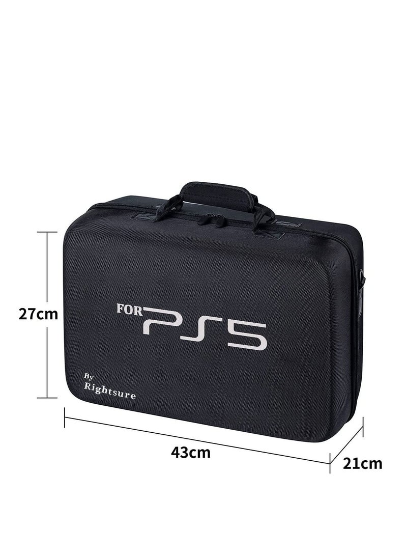 Rightsure - PS5 Carrying Case, Compatible with Playstation 5 Digital Edition (Black)lack) - Image 1