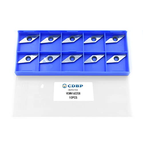 CDBP Diamond Carbide Insert Replacement Cutter for Woodturning, 10 X 28- Dia4.3mm with Round Point Indexable Carbide Cutter fits for DIY Woodworking Wood Turning Hollower Tools, Ci4, 10pcs - Image 1
