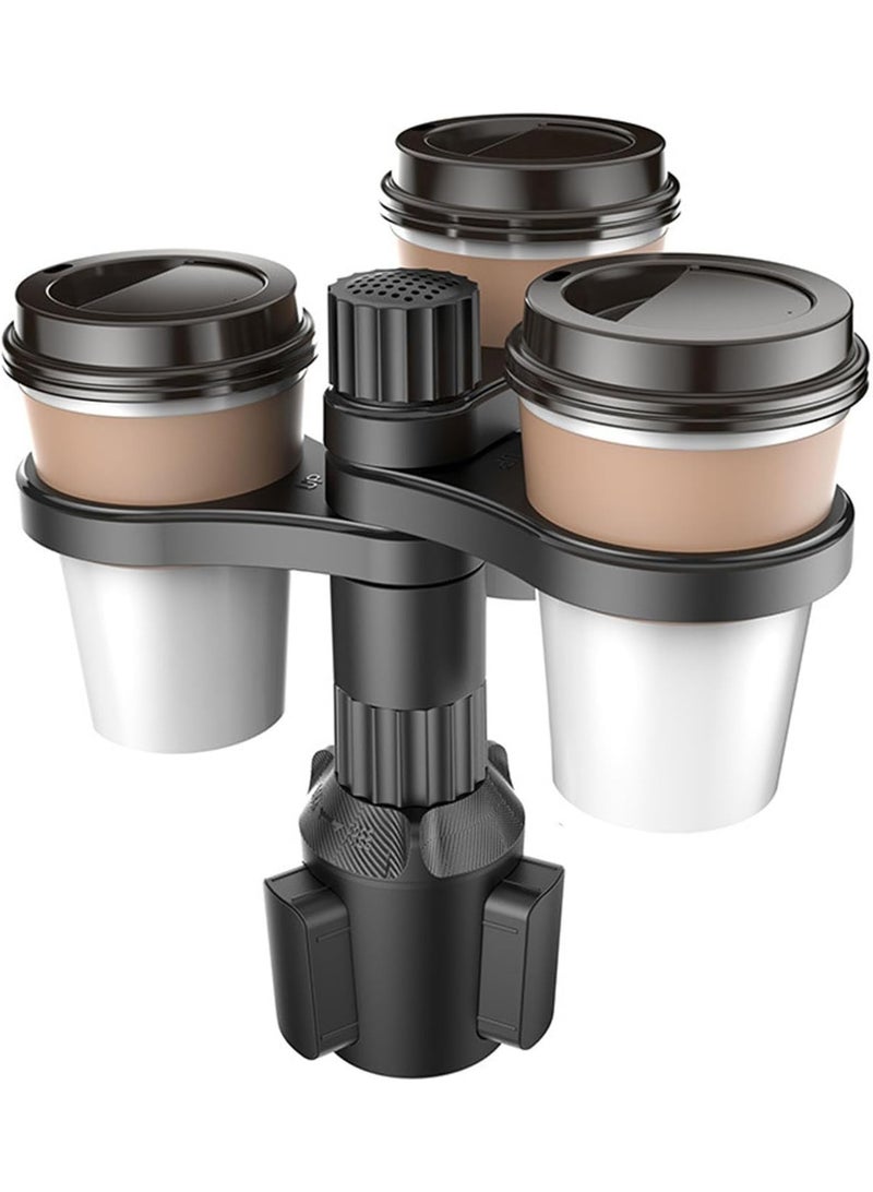 3-in-1 Car Drink Holder, Car Drink Holder Expander, Adjustable Drink Holder for Universal Use, Expandable Cup, Various Storage for Large Snack Bottles, Drink Holder - Image 1