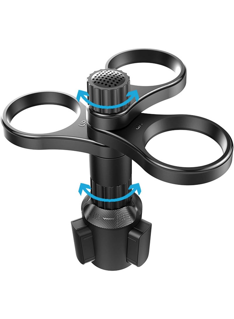 3-in-1 Car Drink Holder, Car Drink Holder Expander, Adjustable Drink Holder for Universal Use, Expandable Cup, Various Storage for Large Snack Bottles, Drink Holder - Image 2