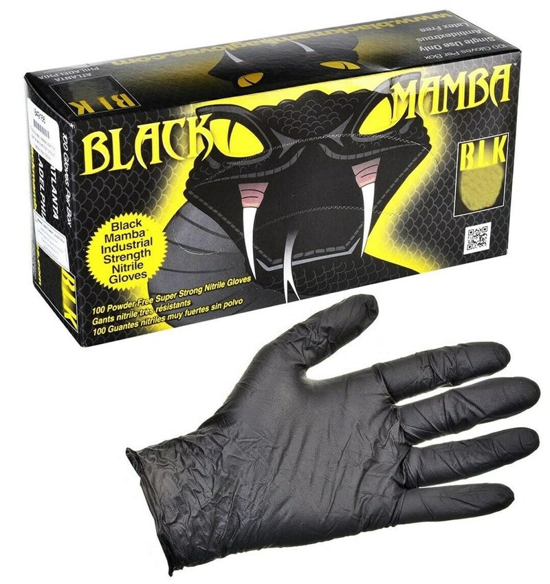 BLACK MAMBA Size X-Large Nitrile Gloves - Image 1