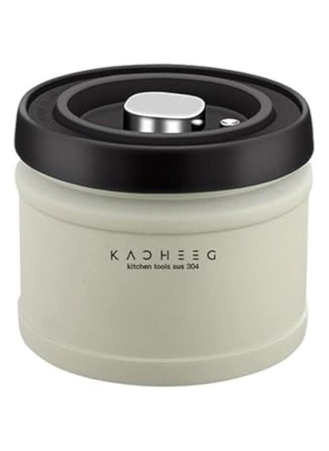 Coffee Canister, Stainless Steel Jar with Vacuum Pump, Coffee Jar Sealed Storage Container, Airtight Coffee Container, Coffee Beans Storage Canister (1100ml)