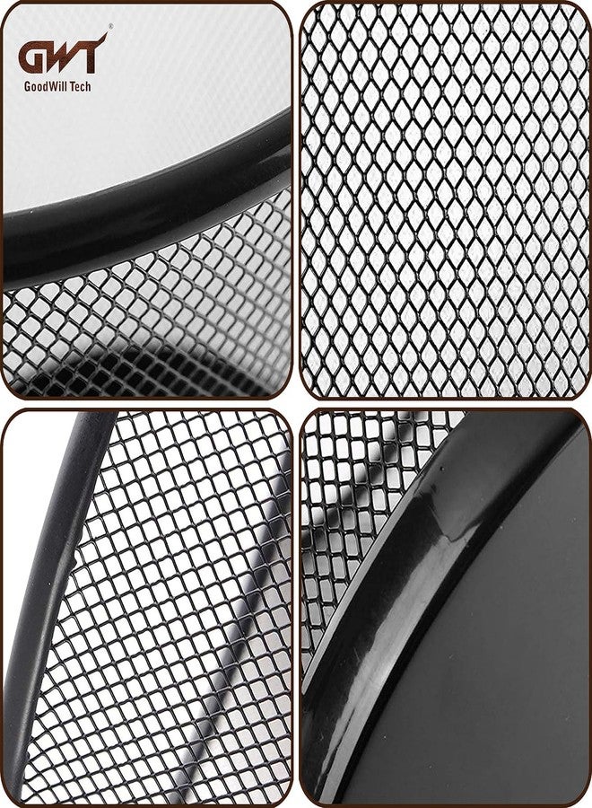 ARZOO Metal Mesh Round Dustbin for Waste & Papers, 28 x 19 x 23 cm,Black(2 PACK) - Image 5