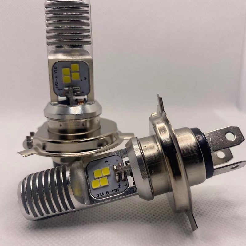 مصباح مصباح الدراجة النارية H4 BA20D PX15D 3030 24SMD عالية الطاقة ضوء الدراجة النارية LED الساطع - Image 5