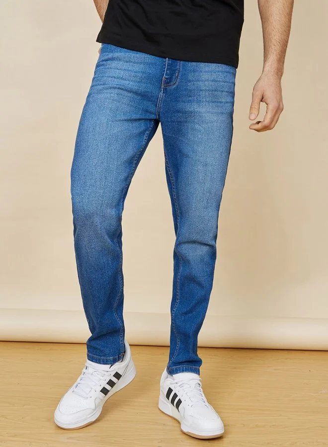 ستايلي Slim Fit Stretch Cotton Mid Washed Jeans