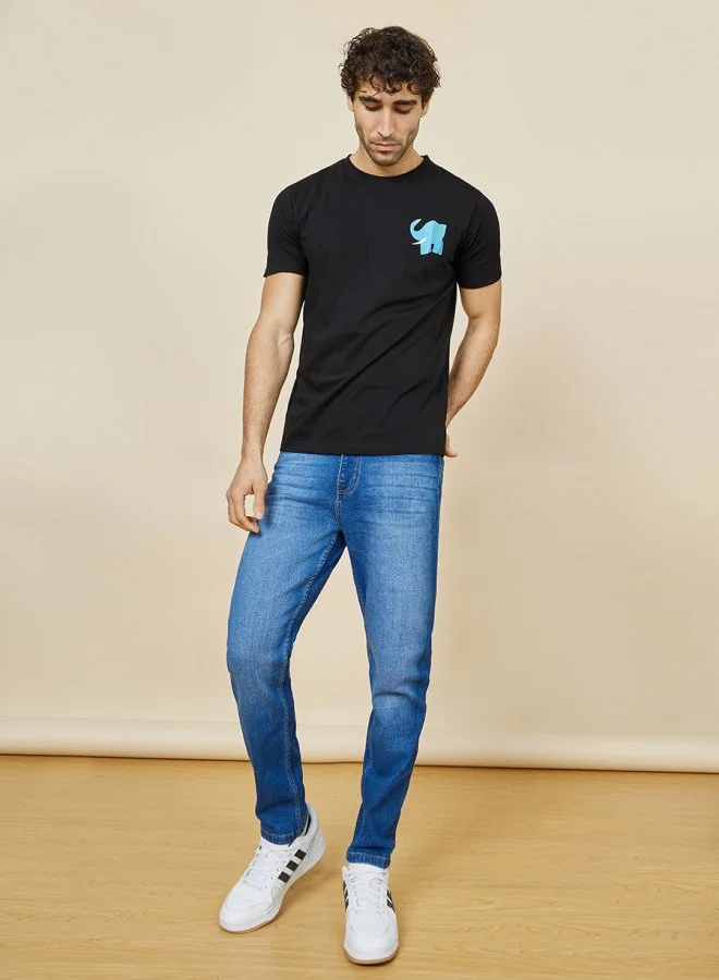ستايلي Slim Fit Stretch Cotton Mid Washed Jeans