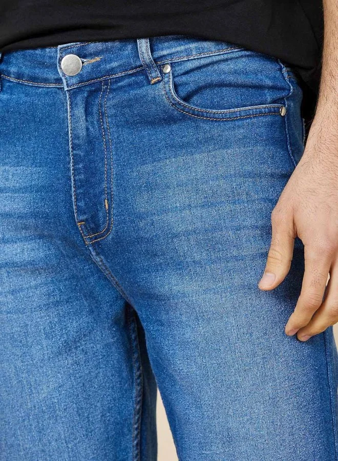 ستايلي Slim Fit Stretch Cotton Mid Washed Jeans