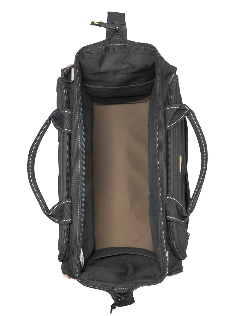 Custom Leathercraft1539 Multi-Compartment 50 Pocket Tool Bag - Image 2