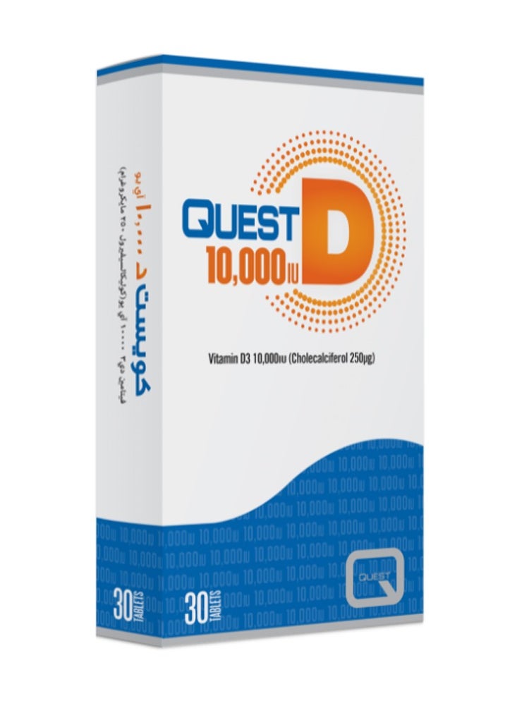 Quest D 10,000 Iu Tablets 30 