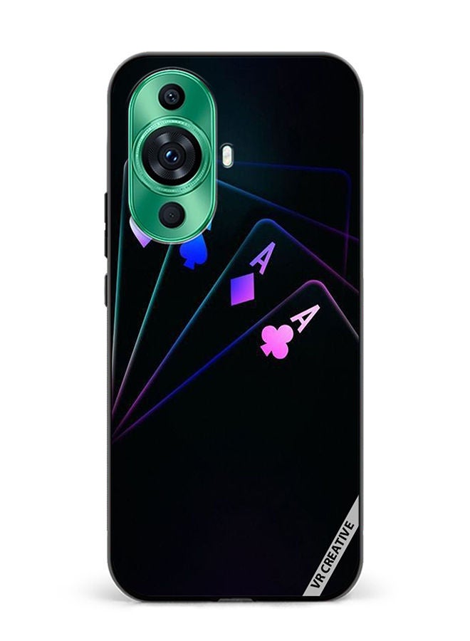 VR CREATIVE Protective Case Cover For Huawei nova 11 Pro Cards A Design Multicolour - Image 1