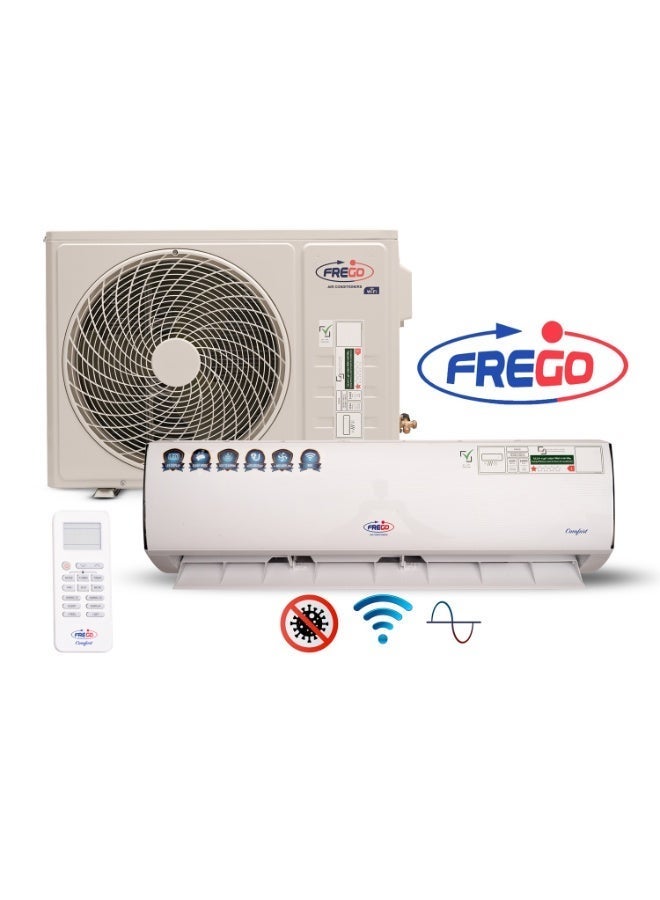 FREGO 1.5 Ton Split AC | Wi-Fi Enabled | 5-Year Warranty on T3 Rotary Compressor | R410 Gas | Comfort Series | White - Image 4