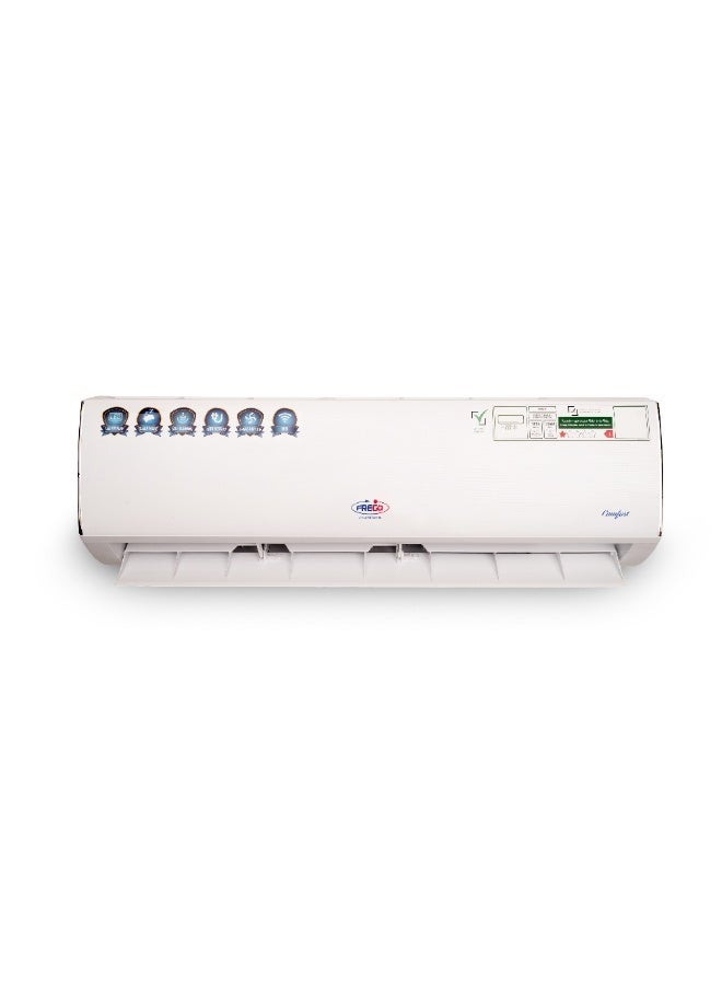 FREGO 1.5 Ton Split AC | Wi-Fi Enabled | 5-Year Warranty on T3 Rotary Compressor | R410 Gas | Comfort Series | White - Image 1