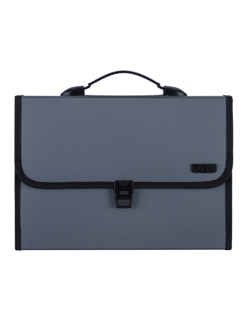 Deli 1-Piece A4 Size Expanding File With Handle Assorted Colours - Image 3