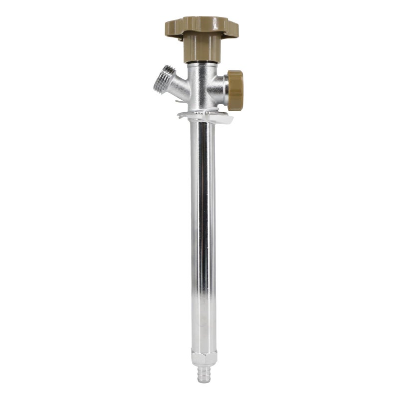 Himaweek 8inch AntiSiphon Frost Free Sillcock Quater Turn 34Inch Hose Bibb x 12Inch PEX EndNo Lead Brass Valve Frost Proof Outdoor Faucet Spigot - Image 2