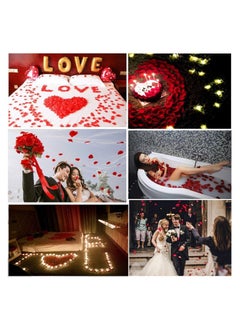 Cool Baby Silk Rose Petals Wedding Flower Decoration Artificial Red Best for Wedding Anniversary Birthday Party Accessories  - Image 4