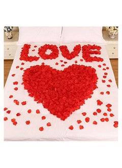 Cool Baby Silk Rose Petals Wedding Flower Decoration Artificial Red Best for Wedding Anniversary Birthday Party Accessories  - Image 1