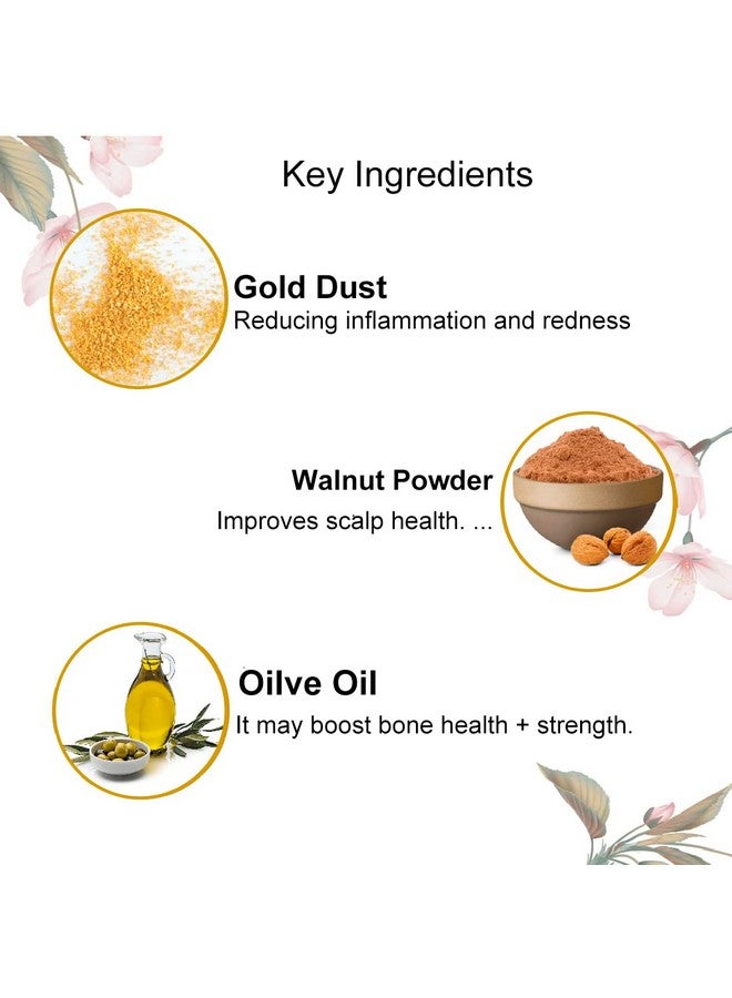 Lilium Herbal Apricot & Gold Face & Body Scrub, 200ml Each | For Feel Fresh & Smoothness, Remove Excess Oil & Dead Skin Cells, Enriched With Gold Dust & Vitamin E, Pack of 2 - Image 3