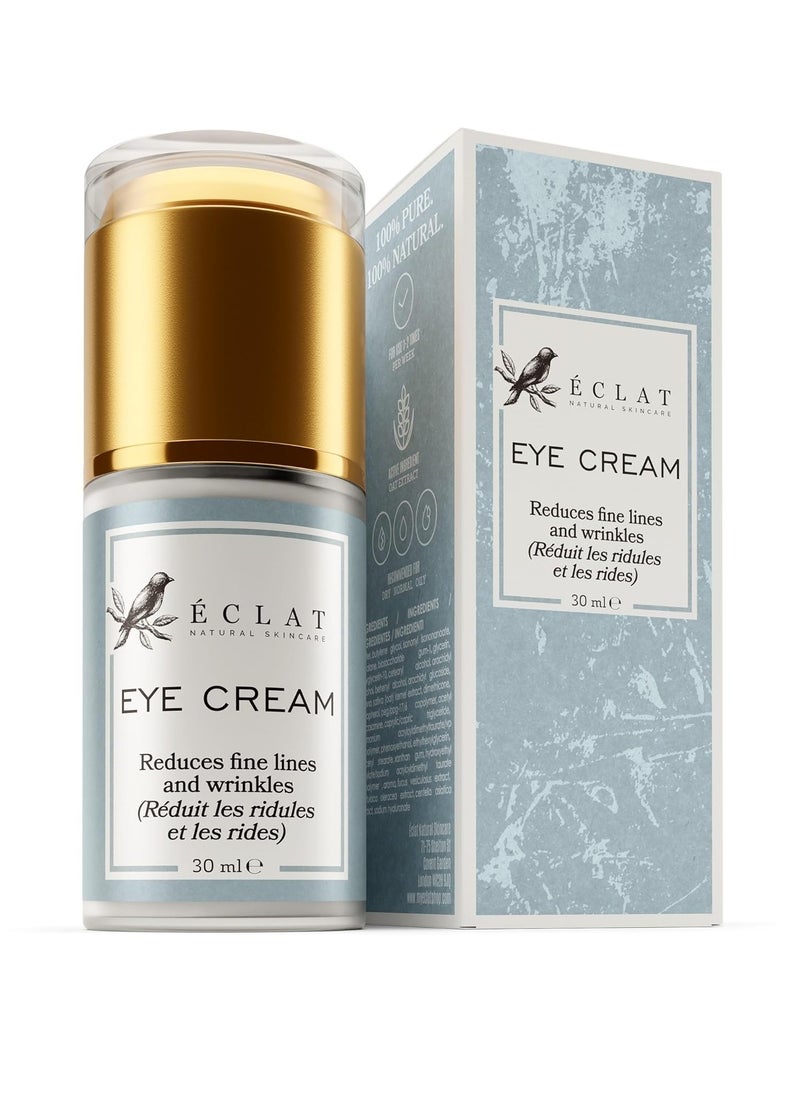 Eclat Skincare Eye Cream - 3X More Potent Encapsulated Vitamin E Anti-Ageing with Soothing Oat Extract, HA and Antioxidants  - Image 1