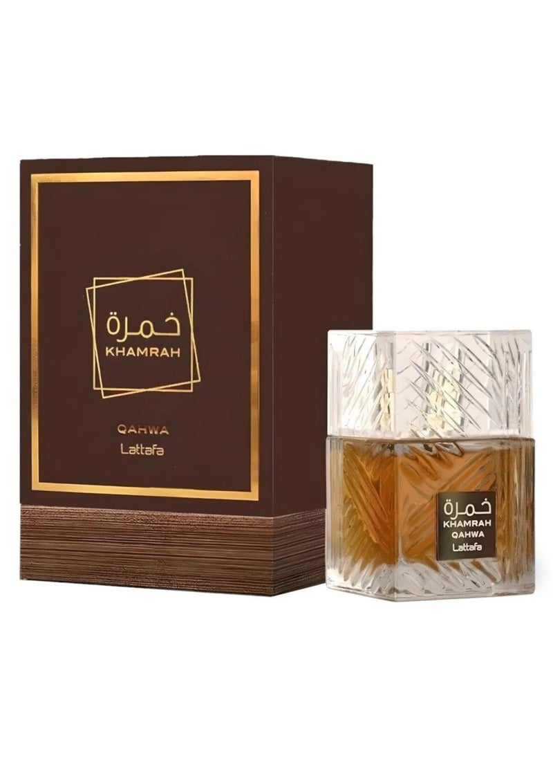 Lattafa Khamrah Qahwa Eau De Parfum 100ml  - Image 1