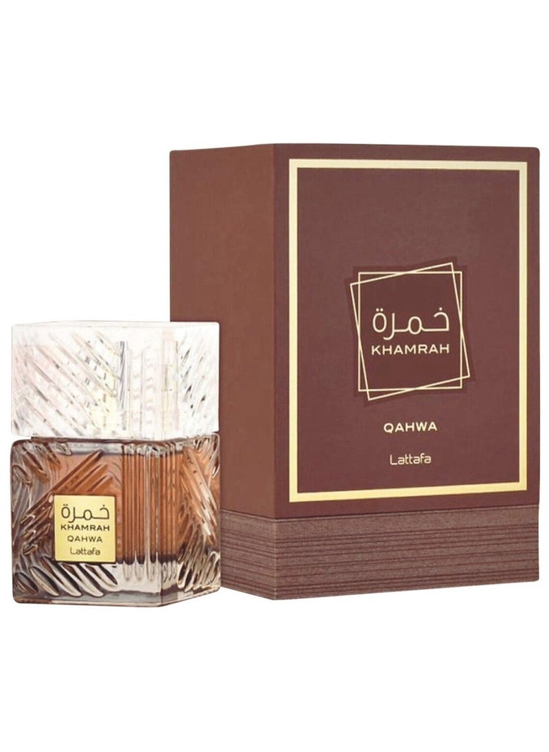 Lattafa Khamrah Qahwa Eau De Parfum 100ml  - Image 2