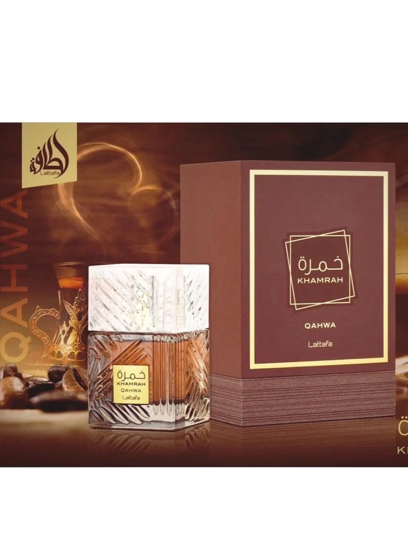 Lattafa Khamrah Qahwa Eau De Parfum 100ml  - Image 4