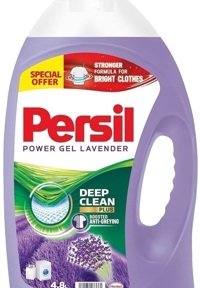 Persil Power Gel Lavender Liquid Laundry Detergent