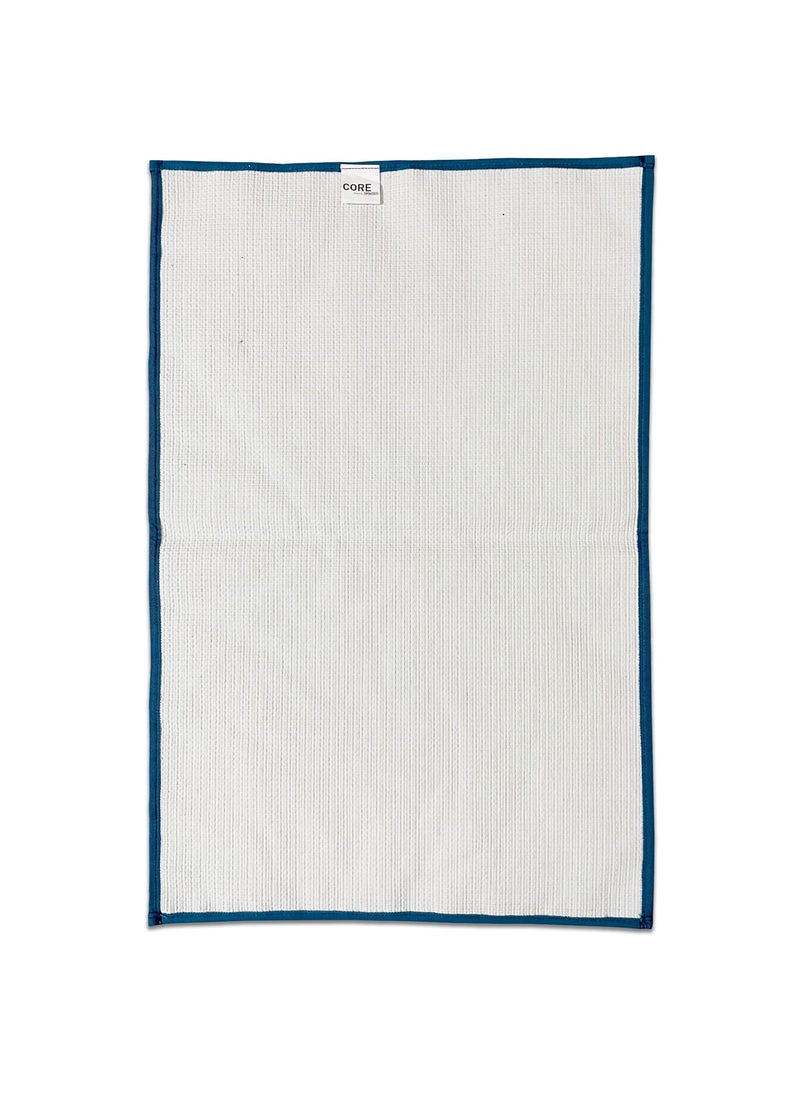 SPACES Spaces DRYLON Bath Mats Small Anti Skid HIGH Durability Stain Resistant Quick Dry(Solid 39CMX60CM)-Dark Teal  - Image 4