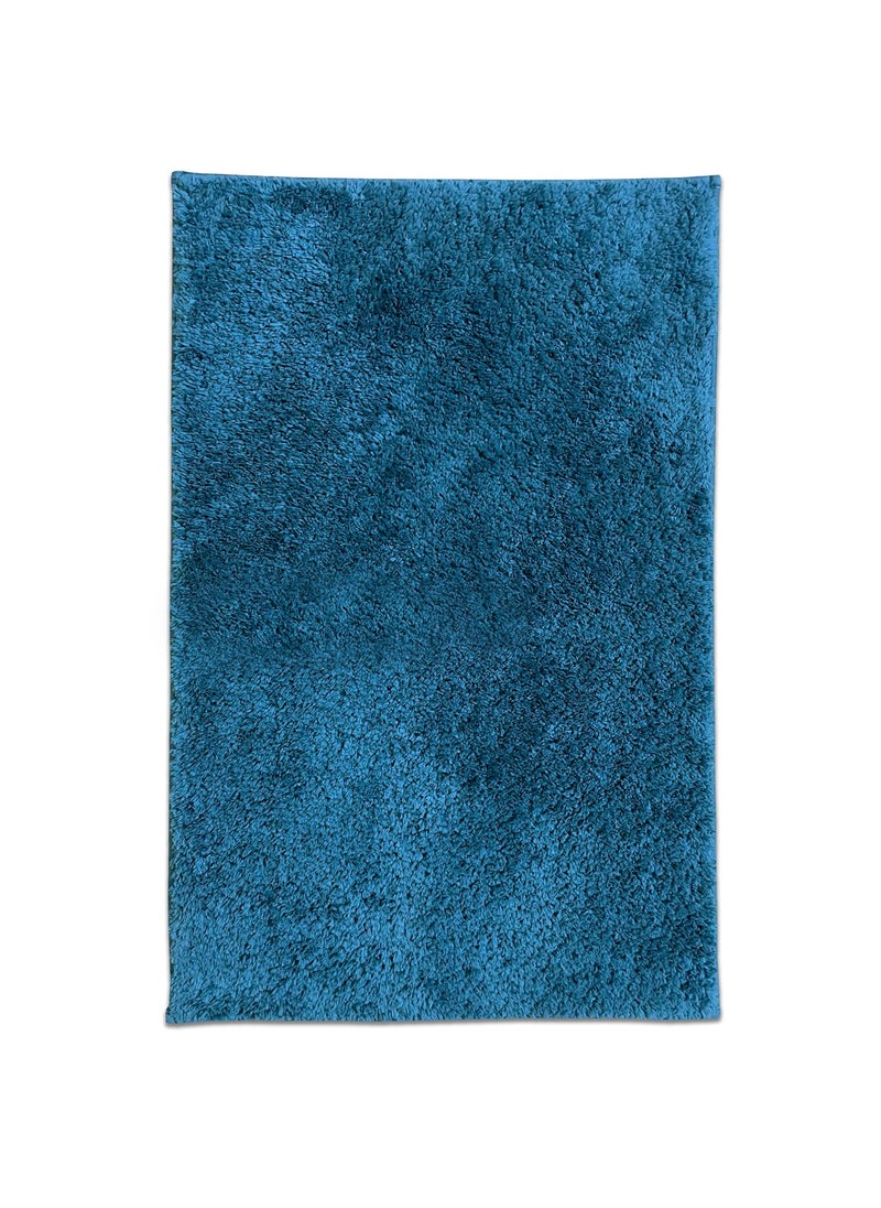SPACES Spaces DRYLON Bath Mats Small Anti Skid HIGH Durability Stain Resistant Quick Dry(Solid 39CMX60CM)-Dark Teal  - Image 3