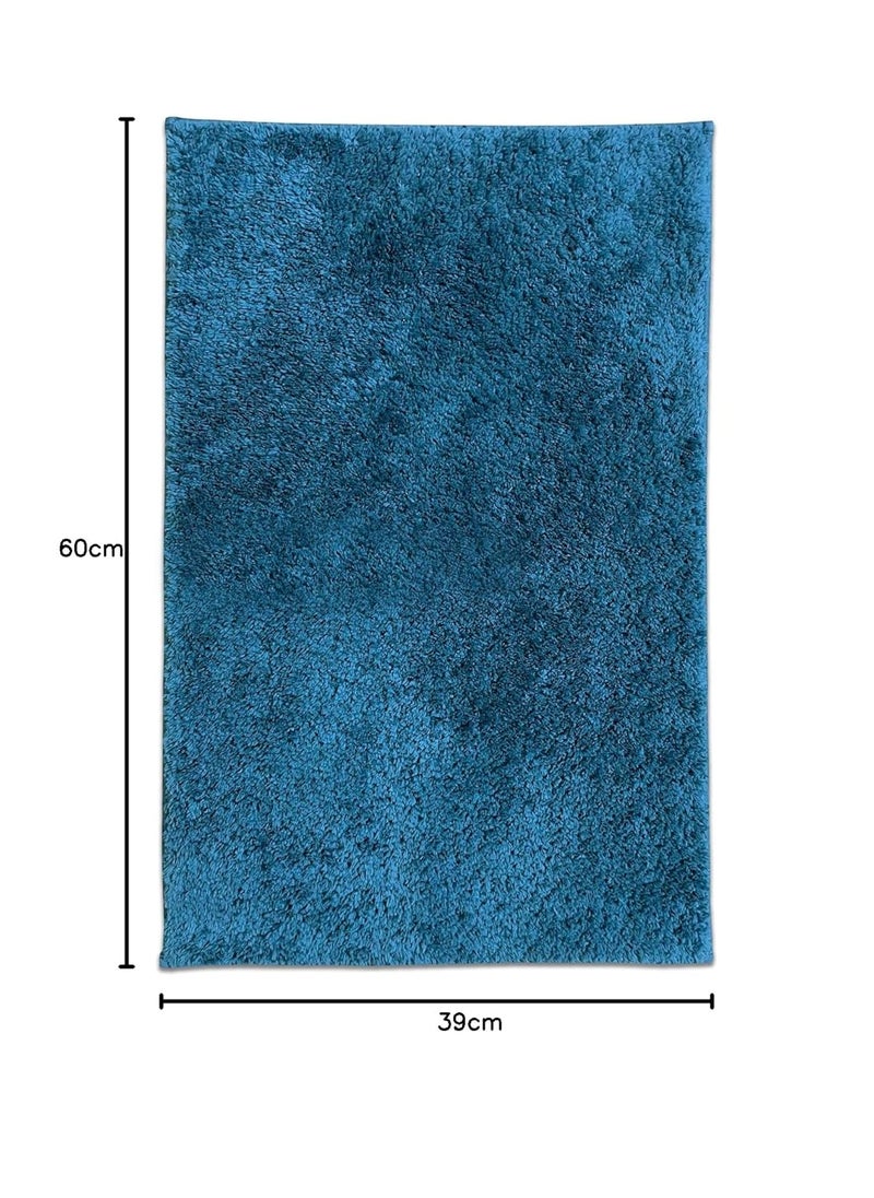 SPACES Spaces DRYLON Bath Mats Small Anti Skid HIGH Durability Stain Resistant Quick Dry(Solid 39CMX60CM)-Dark Teal  - Image 2